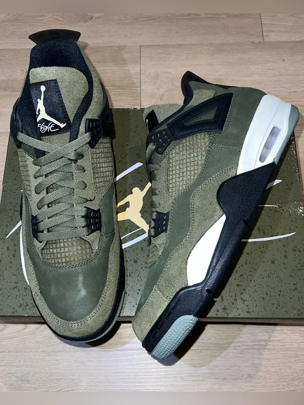 NEW Nike Air Jordan 4 Retro Craft SE Medium Olive Pale Vanilla FB9927-200